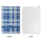 Plaid Waffle Weave Golf Towel - Approval
