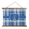 Plaid Wall Hanging Tapestry - Landscape - MAIN