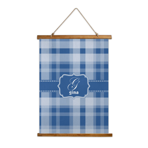 Custom Plaid Wall Hanging Tapestry - Tall (Personalized)