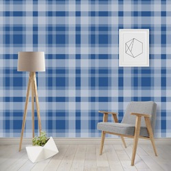 Plaid Wallpaper & Surface Covering (Water Activated - Removable)