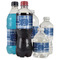 Plaid Water Bottle Label - Multiple Bottle Sizes
