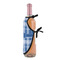Plaid Wine Bottle Apron - DETAIL WITH CLIP ON NECK