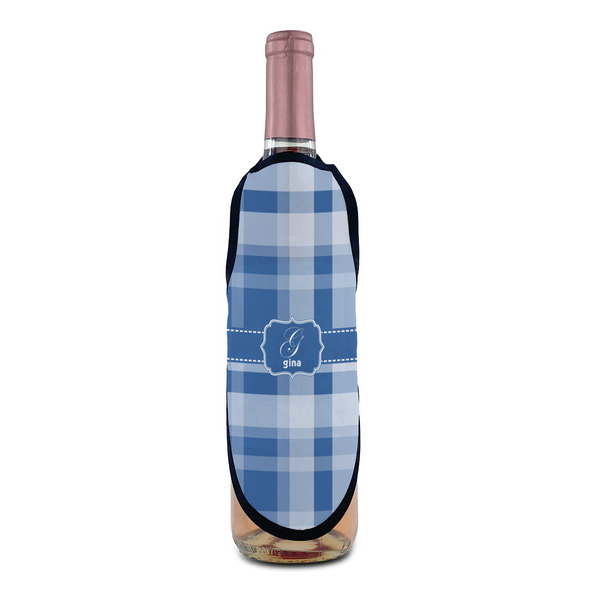 Plaid Wine Bottle Apron - IN CONTEXT