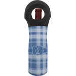 Plaid Wine Tote Bag (Personalized)
