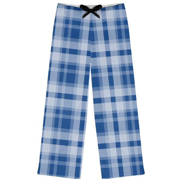 Custom Plaid Womens Pajama Pants - L