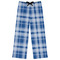 Plaid Womens Pajama Pants - S