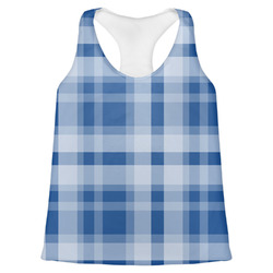 Plaid Womens Racerback Tank Top (Personalized)