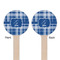 Plaid Wooden 6" Stir Stick - Round - Double Sided - Front & Back