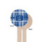 Plaid Wooden 6" Stir Stick - Round - Single Sided - Front & Back