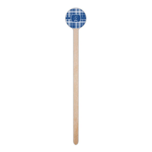 Plaid Wooden 6" Stir Stick - Round - Single Stick