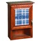 Plaid Wooden Cabinet Decal (Medium)