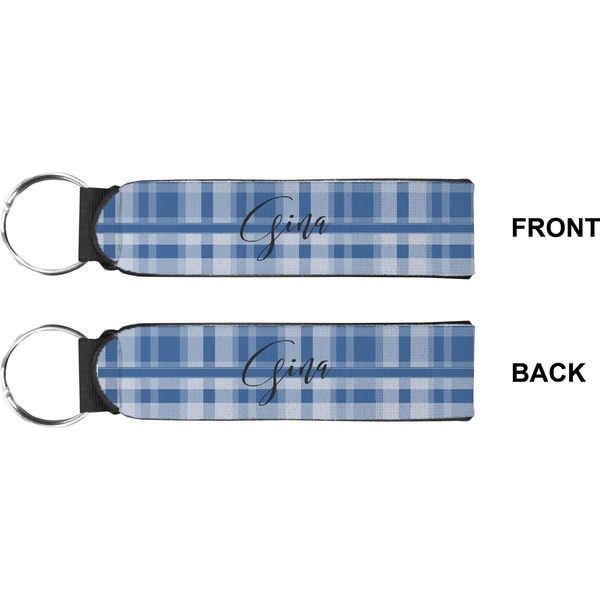 Plaid Wristlet (Front + Back)
