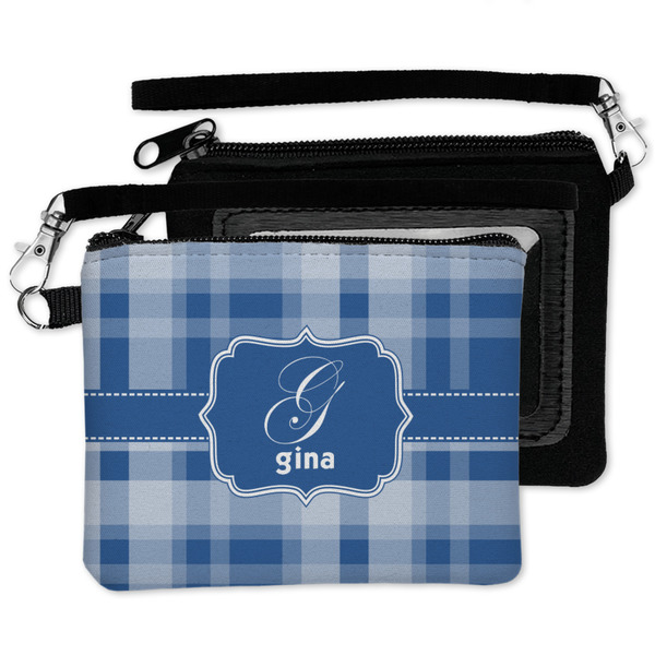 Plaid Wristlet ID Cases - MAIN