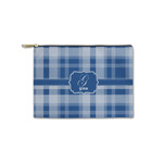 Plaid Zipper Pouch - Small - 8.5"x6" (Personalized)