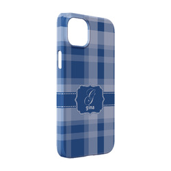 Plaid iPhone Case - Plastic - iPhone 14 (Personalized)