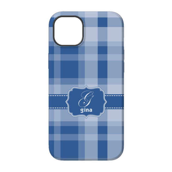 Plaid iPhone 14 Tough Case - Back