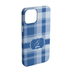 Plaid iPhone Case - Plastic - iPhone 15 (Personalized)