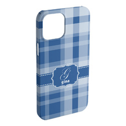 Plaid iPhone Case - Plastic - iPhone 15 Plus (Personalized)