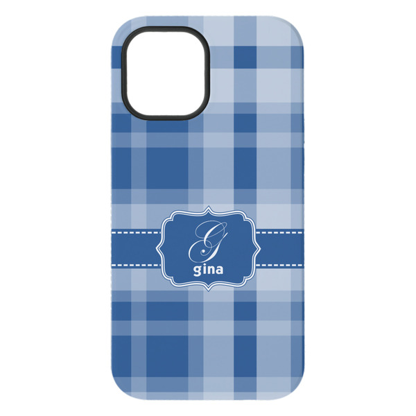 Plaid iPhone 15 Plus Tough Case - Back