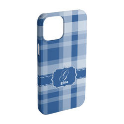 Plaid iPhone Case - Plastic - iPhone 15 Pro (Personalized)