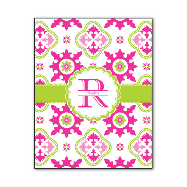 Custom Suzani Floral Wood Print - 11x14 (Personalized)