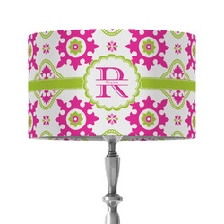 Suzani Floral 12" Drum Lamp Shade - Fabric (Personalized)