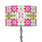 Suzani Floral 12" Drum Lampshade - ON STAND (Fabric)