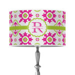 Suzani Floral 12" Drum Lamp Shade - Poly-film (Personalized)