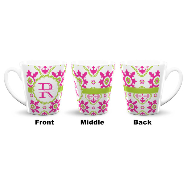 Suzani Floral 12 Oz Latte Mug - Approval