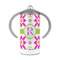 Suzani Floral 12 oz Stainless Steel Sippy Cups - FRONT