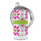 Suzani Floral 12 oz Stainless Steel Sippy Cups - FULL (back angle)