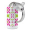 Suzani Floral 12 oz Stainless Steel Sippy Cups - Top Off