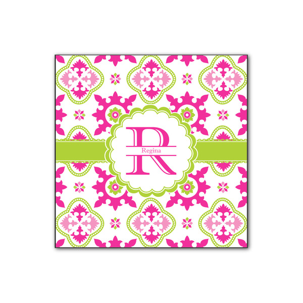 Custom Suzani Floral Wood Print - 12x12 (Personalized)