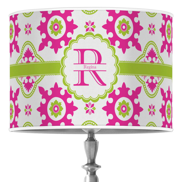 Custom Suzani Floral Drum Lamp Shade (Personalized)