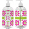 Suzani Floral 16 oz Plastic Liquid Dispenser- Approval- White