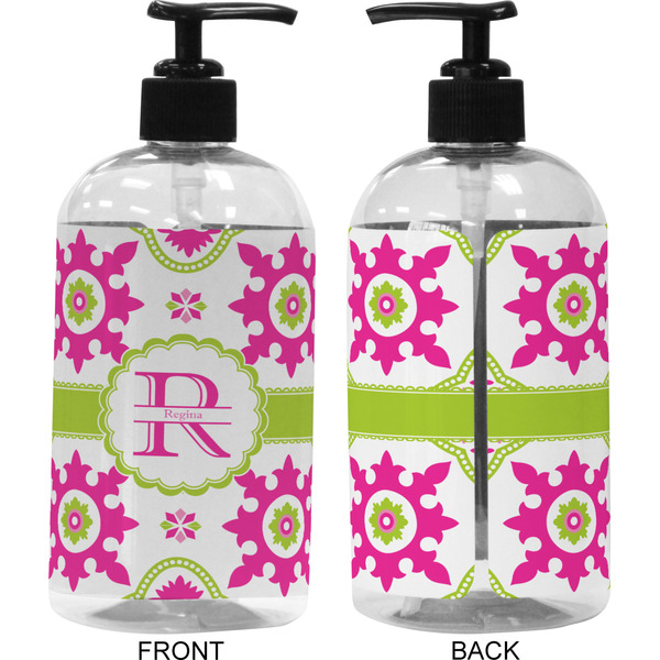 Suzani Floral 16 oz Plastic Liquid Dispenser (Approval)