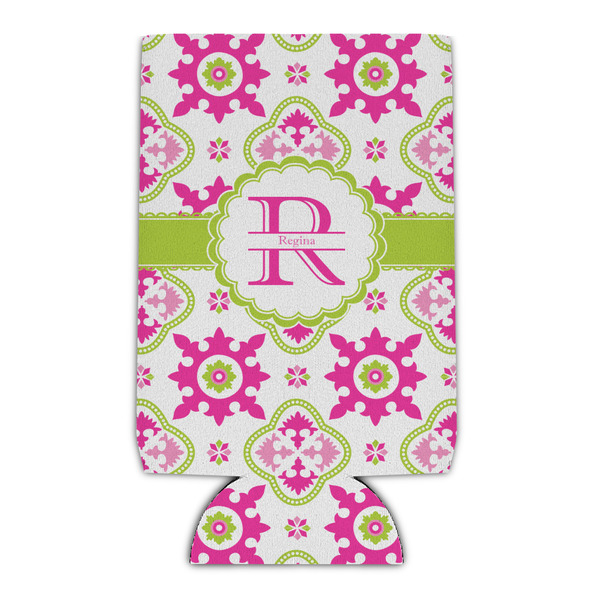 Custom Suzani Floral Can Cooler (16 oz) (Personalized)