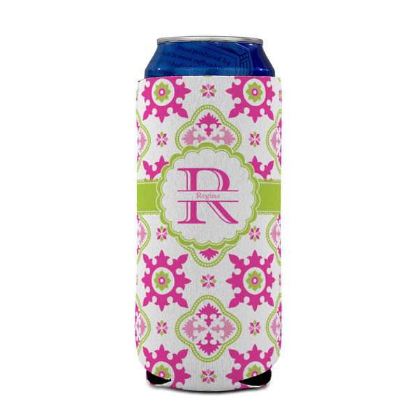 Suzani Floral 16oz Can Sleeve - FRONT (on can)