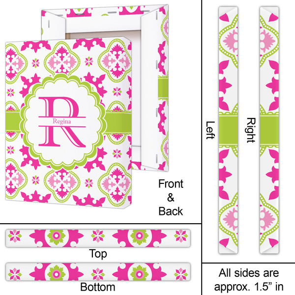 Suzani Floral 16x20 - Canvas Print - Approval