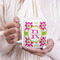 Suzani Floral 20oz Coffee Mug - LIFESTYLE