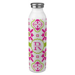 Suzani Floral 20oz Stainless Steel Water Bottle - Full Print (Personalized)