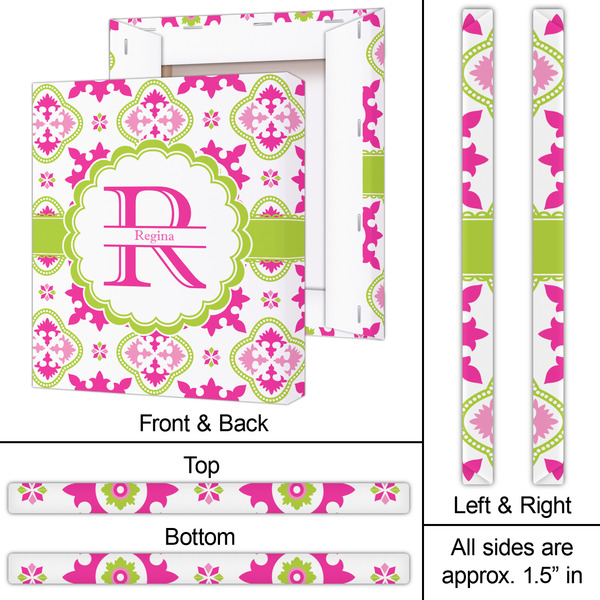 Suzani Floral 20x24 - Canvas Print - Approval