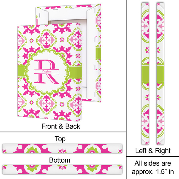 Suzani Floral 20x30 - Canvas Print - Approval