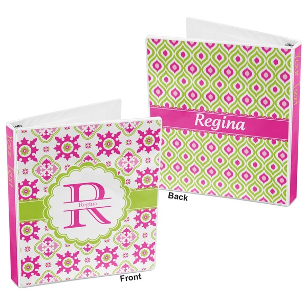 Suzani Floral 3-Ring Binder Front and Back