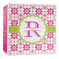 Suzani Floral 3-Ring Binder - 2 inch (Personalized)