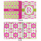 Suzani Floral 3 Ring Binders - Full Wrap - 1" - APPROVAL