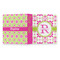 Suzani Floral 3 Ring Binders - Full Wrap - 1" - OPEN OUTSIDE