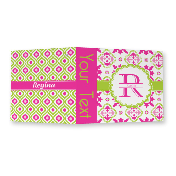 Suzani Floral 3 Ring Binders - Full Wrap - 2" - OPEN OUTSIDE