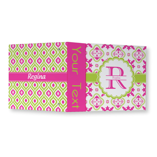 Suzani Floral 3 Ring Binders - Full Wrap - 3" - OPEN OUTSIDE