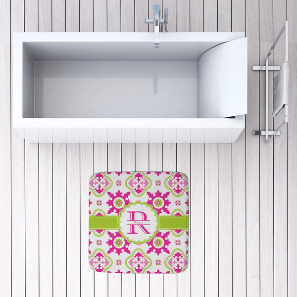 Suzani Floral 48x48 Foam Memory Mat - LIFESTYLE